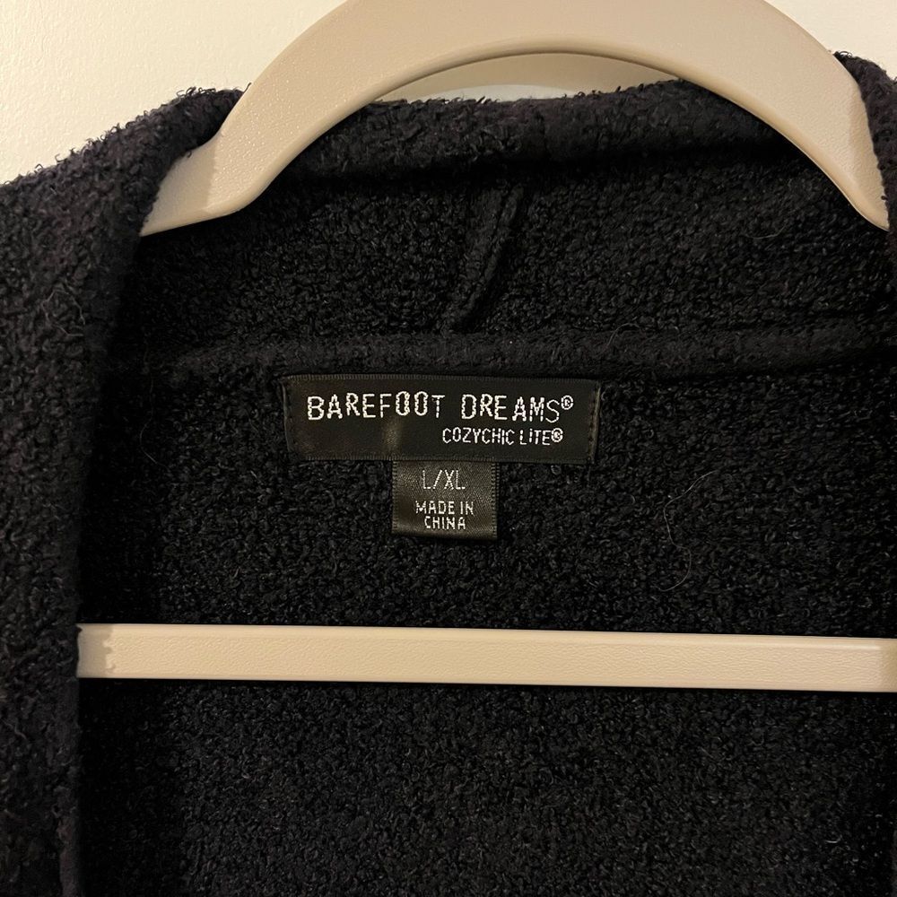 Barefoot Dreams Black Bamboo Chic Lite Calypso Wrap - L/XL - Picture 4 of 6